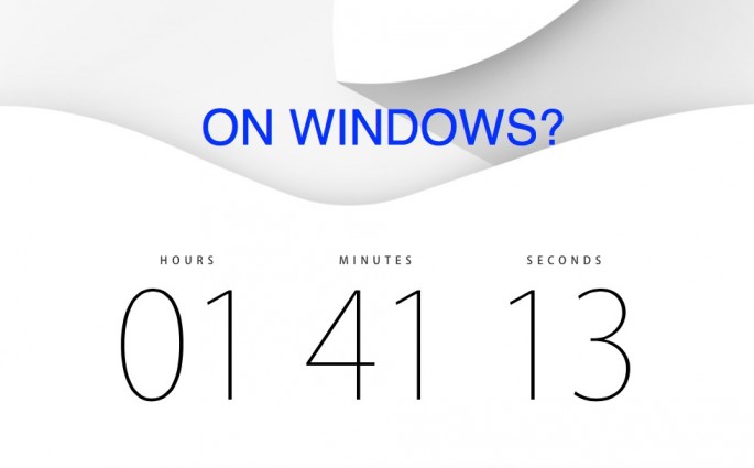 How to watch apple event on windows