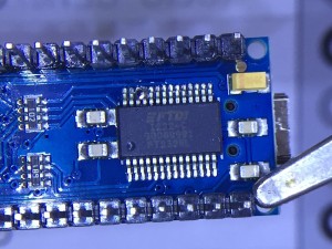 Arduino Nano FTDI Closeup pin 26