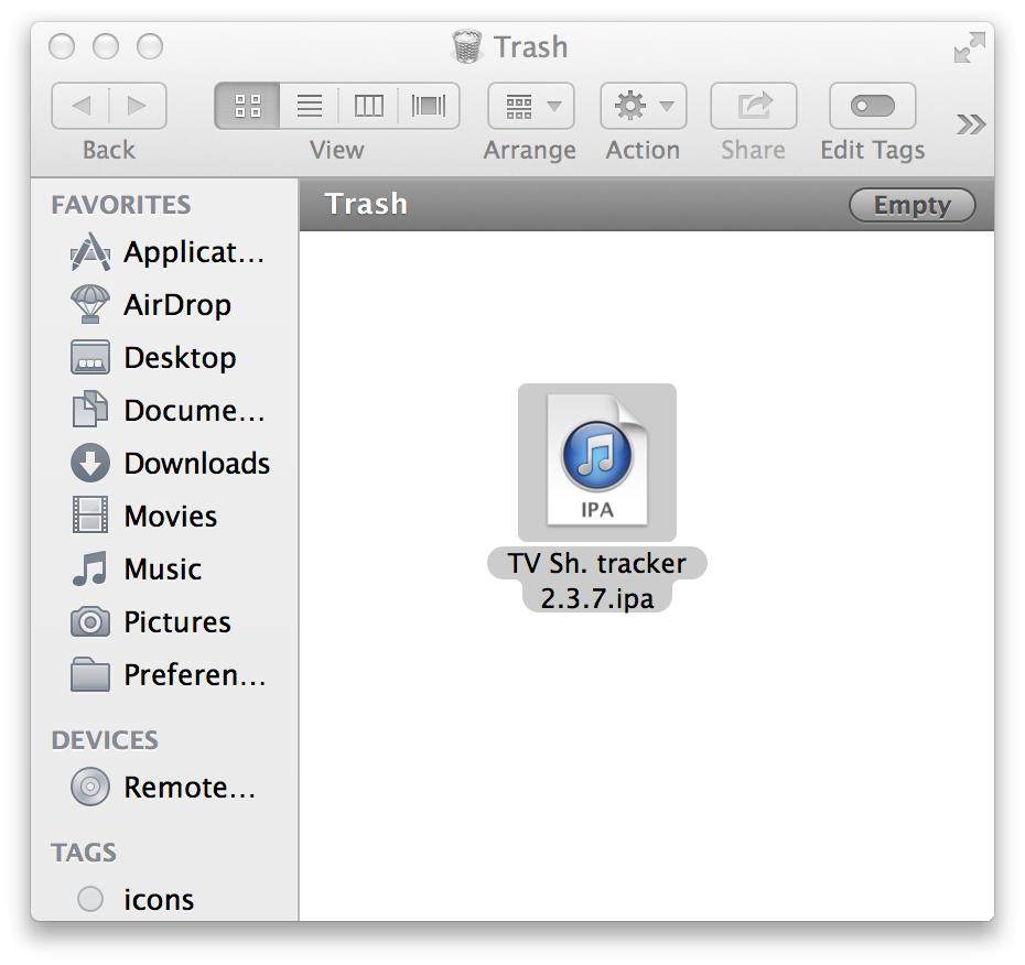 application downgrade old version